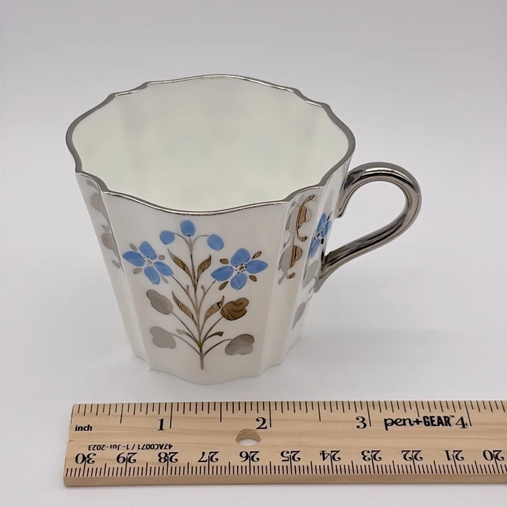 Wedgwood Bone China Flat Cup & Saucer Pattern WH 1583